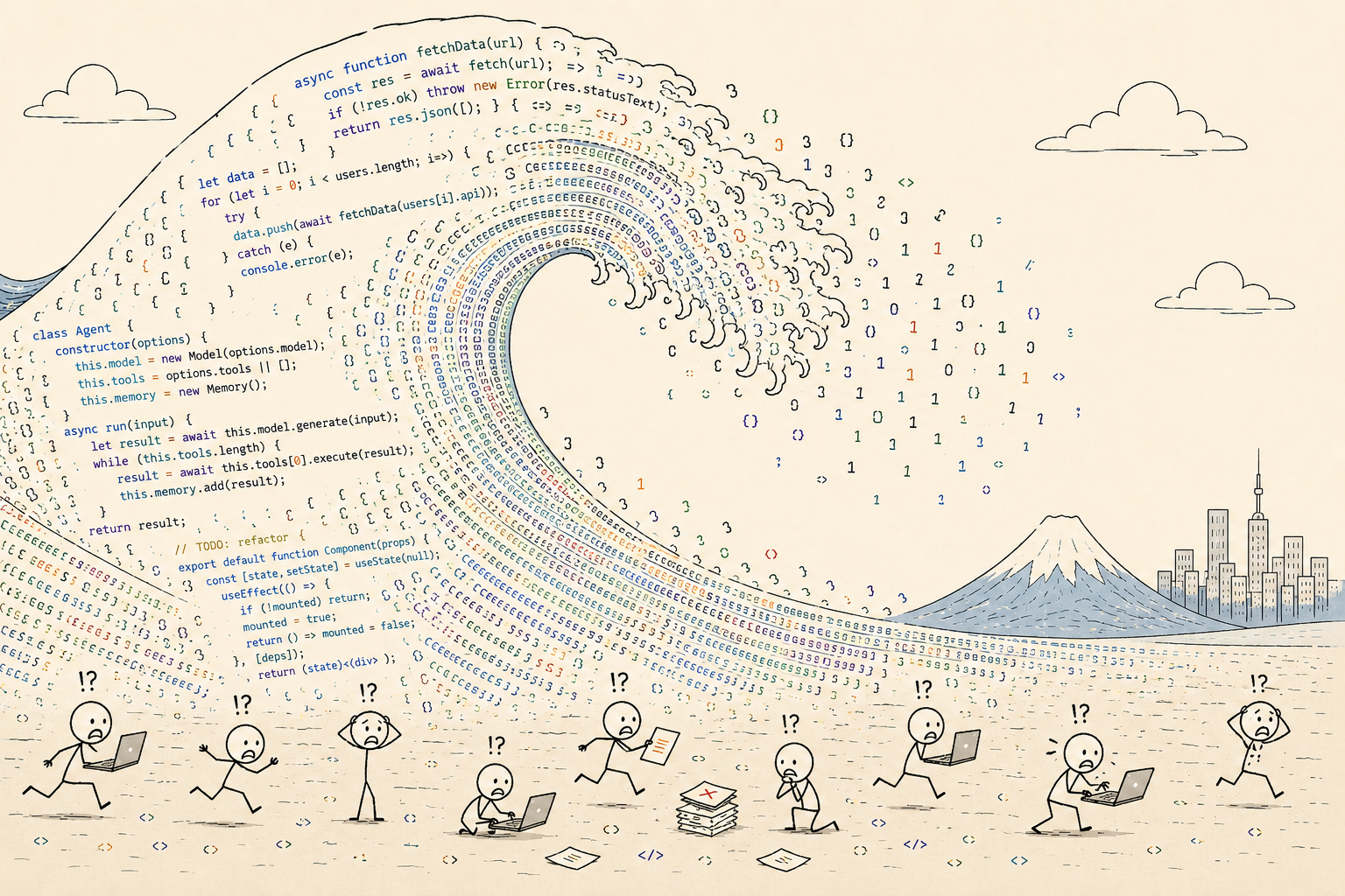 Developers panicking as they are overwhelmed by a tsunami of AI-generated code